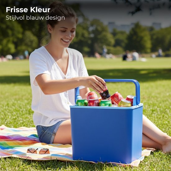 Lomera Koelbox - Koelbox 12 Liter - Koelbox Blauw - Kleine Koelbox - Smalle Koelbox - Mini Koelbox - Koelbox Camping - Koelbox Voor Camping - Koelbox Voor Onderweg - Koelbox Voor Picknick van Merkloos — afbeelding 3