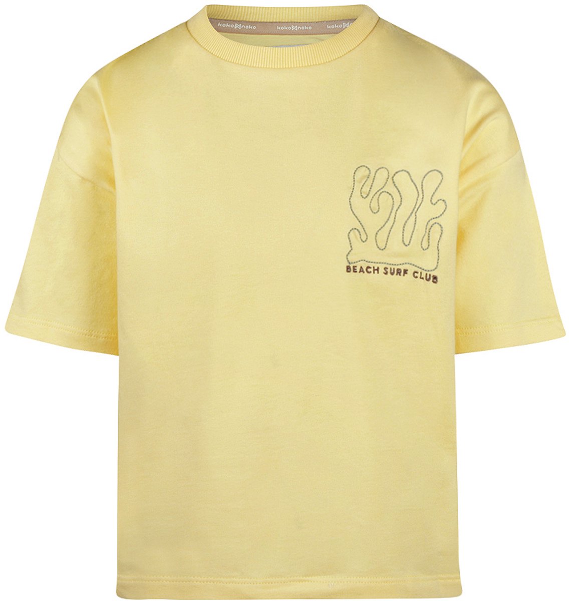 Koko Noko Jongens Loose Fit T-shirt - Yellow