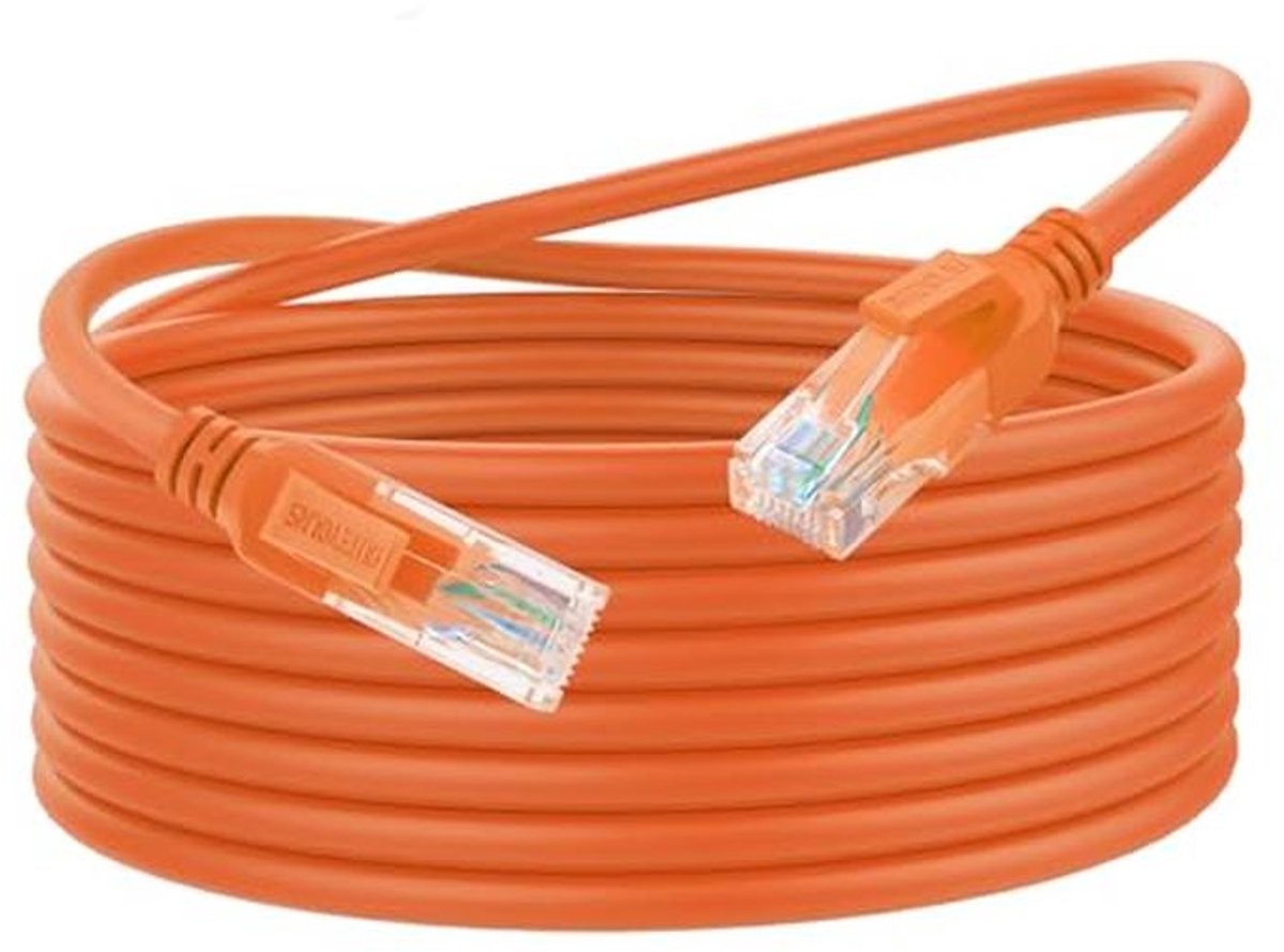 Ultraflexibele Cat 6a Ethernetkabel 10m - Zachte RJ45 Gigabit LAN-kabel