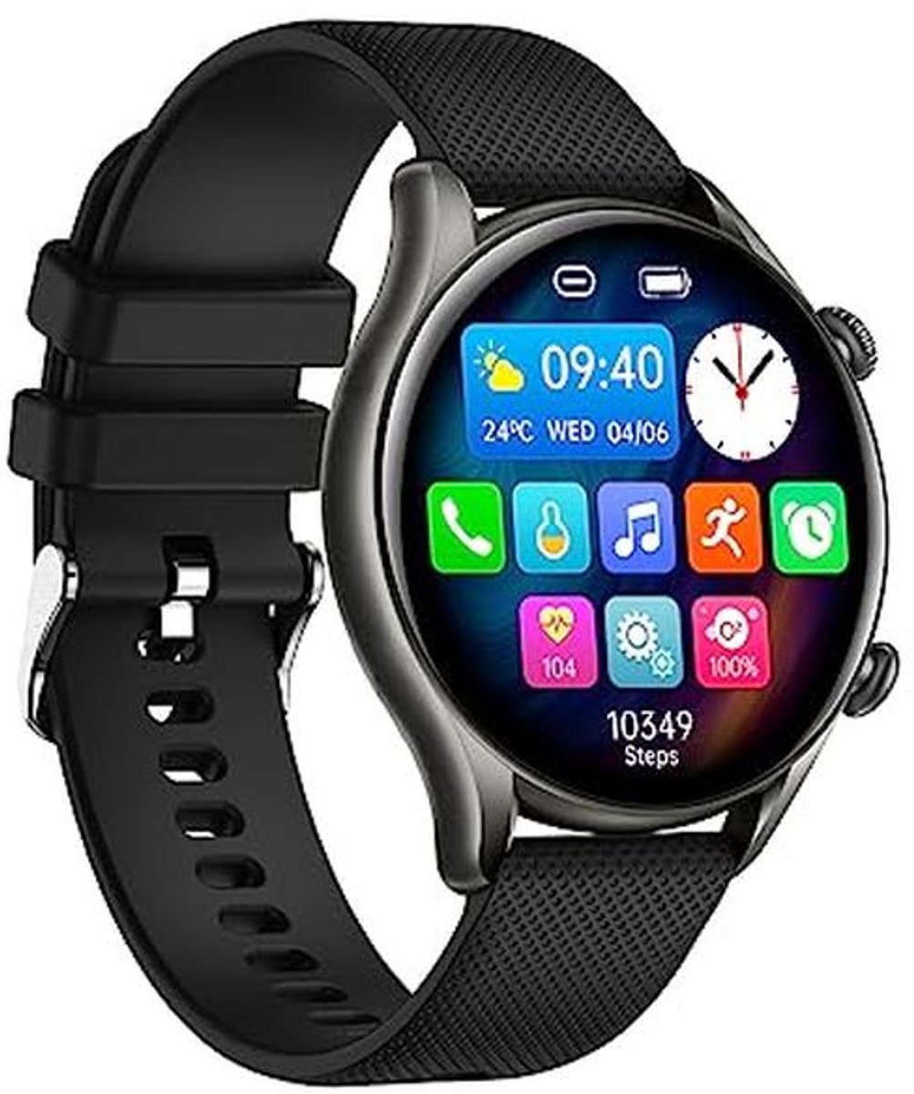 Waterproof Sporty Robust Smartwatch met Groot 1.32 Inch Display en Tot 10 Dagen Batterijduur