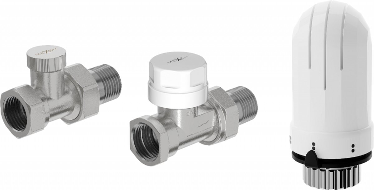 Mexen G03 recht thermostaatset, nikkel - W914-012-938-01