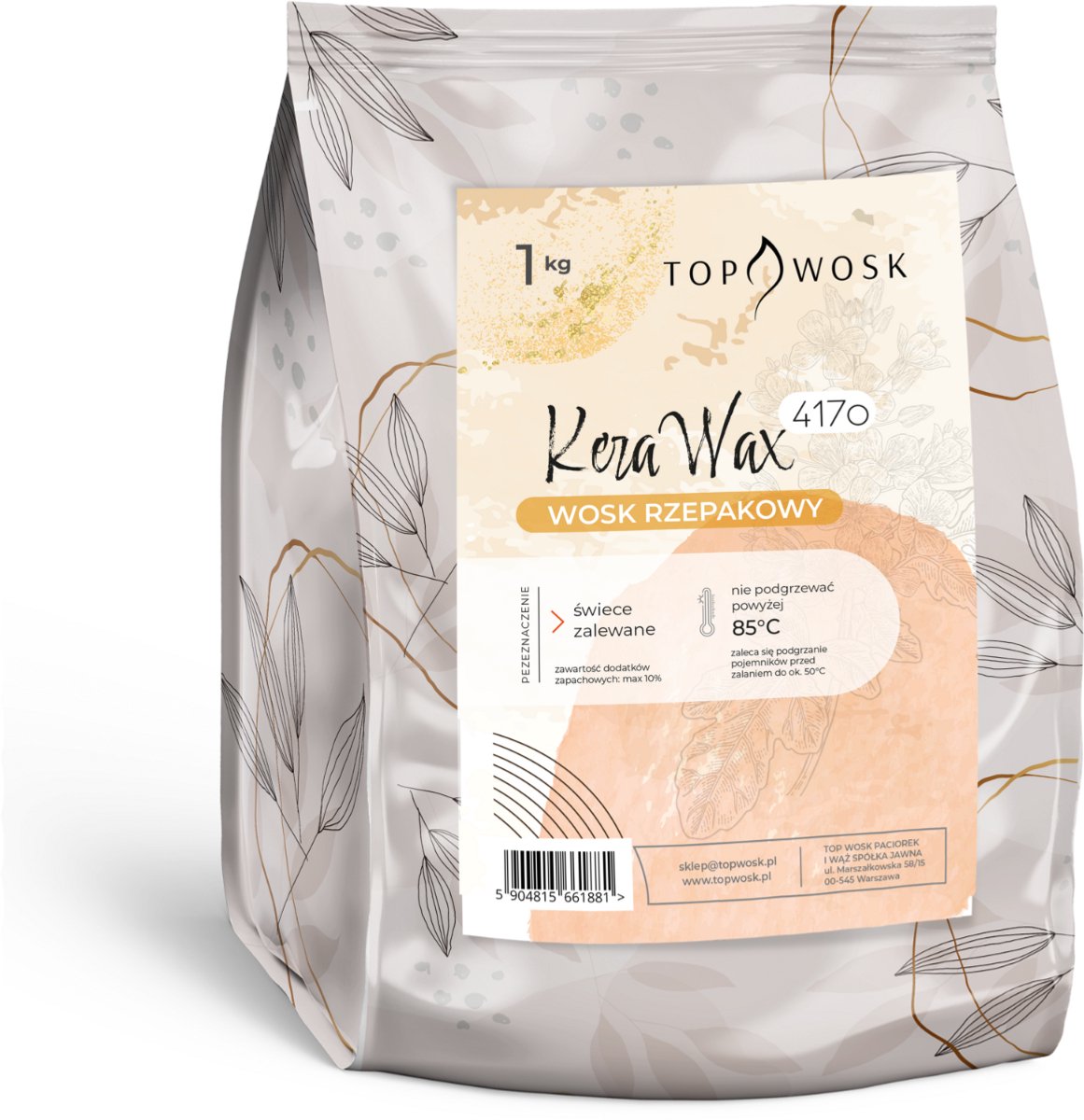 Kerax Limited - Rapswas - KeraWax 4170 - 1kg - Biologisch afbreekbaar