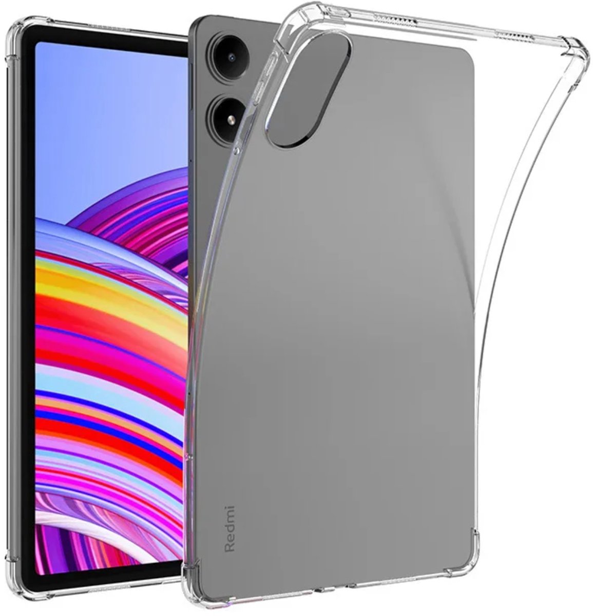 EtuiTab - Tablethoes - Transparant Silicoon - Xiaomi Redmi Pad Pro 12.1 2024