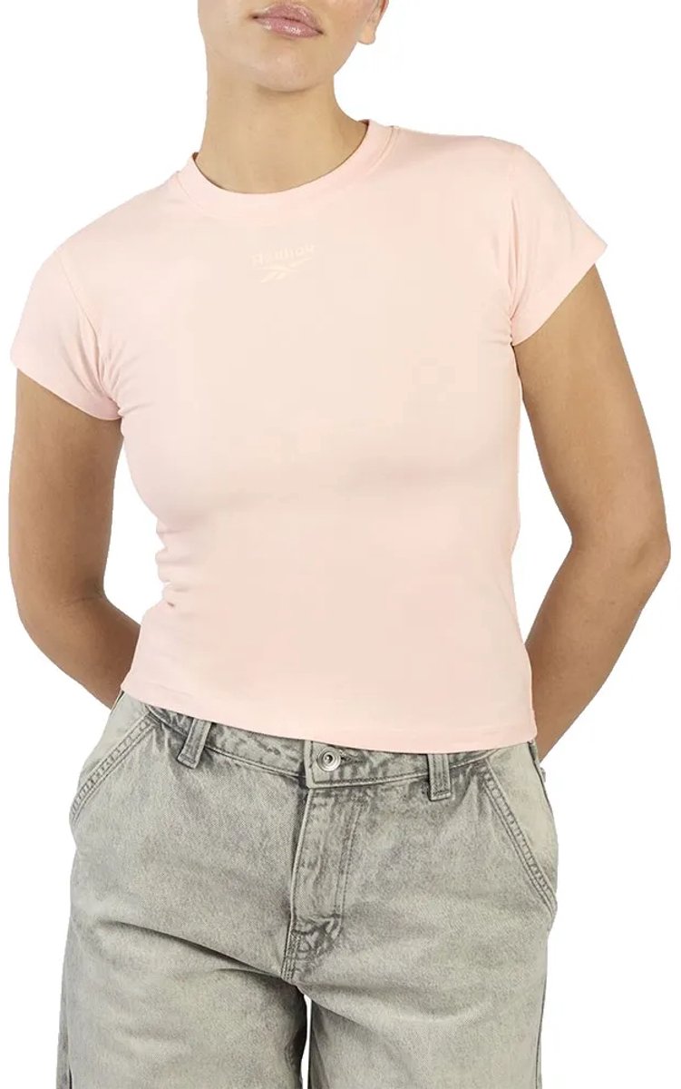 Reebok T-shirt Met Korte Mouwen L Vrouw Roze