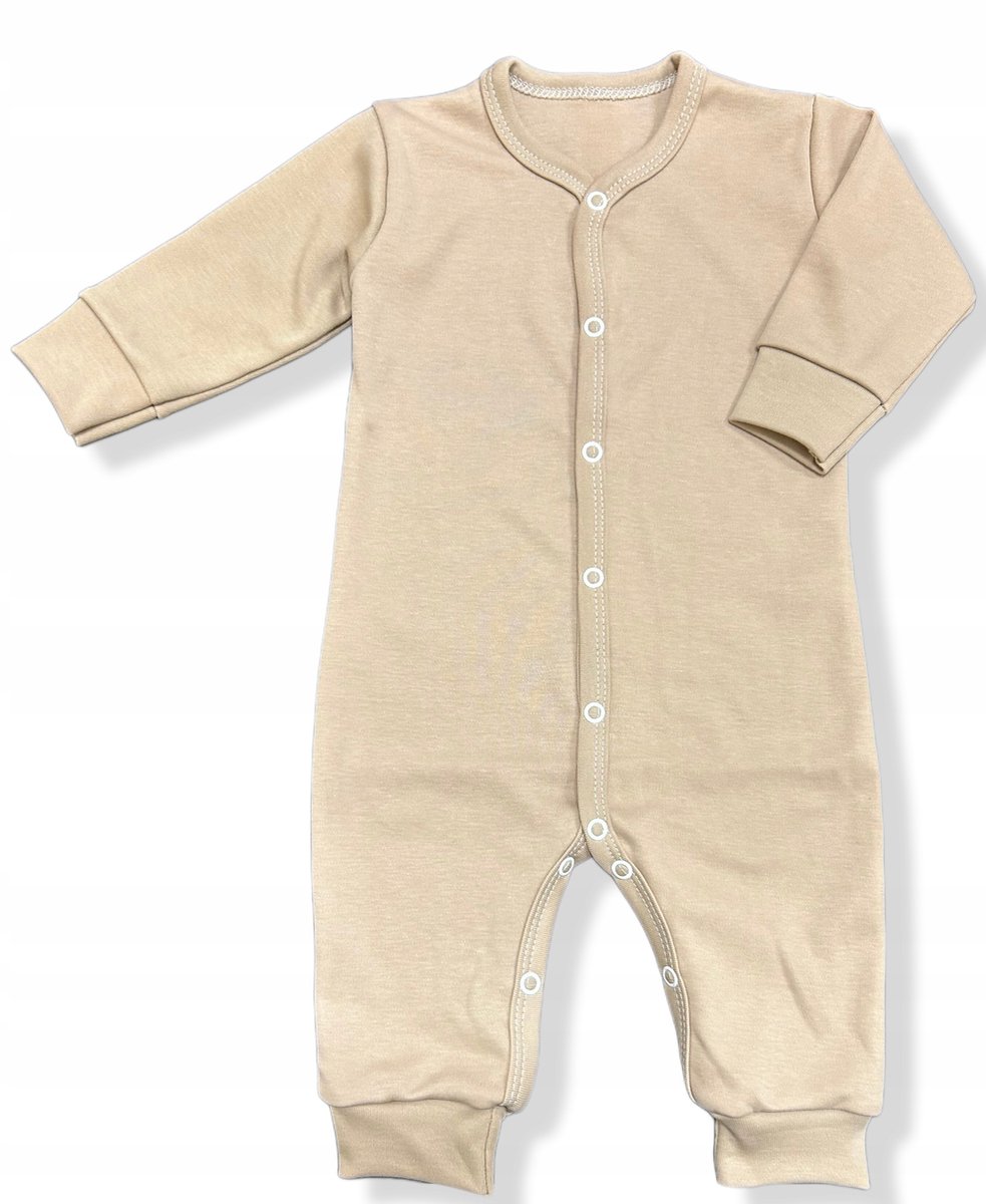 Dartomik Abcdefg-baby - Romper - 104 - Zonder Voetjes - Beige