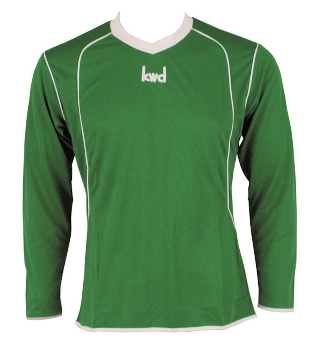 KWD Sportshirt Victoria lm, mt Pup, groen/wit