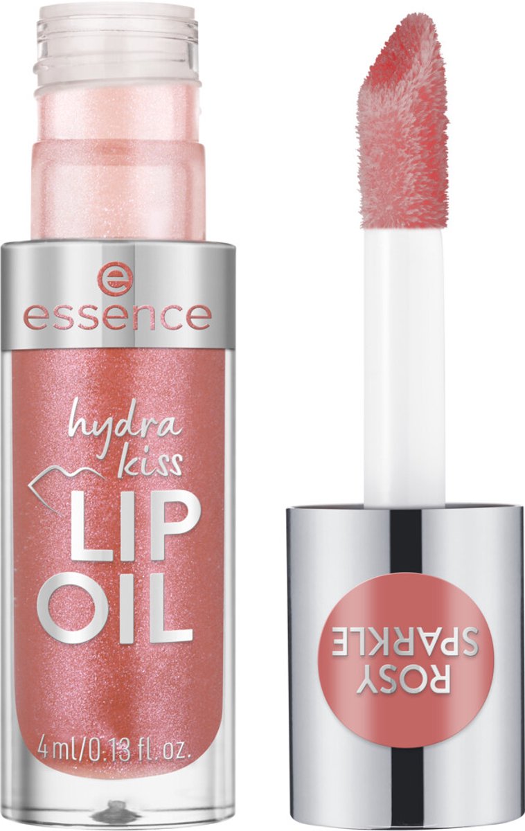 essence Hydra Kiss Lip Oil 11 Rosy Sparkle - 4 ml