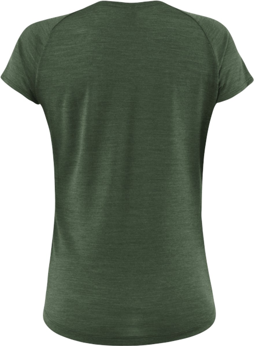 Loeffler shirt korte mouwen W Printshirt Velo Merino Tencel™ Groen
