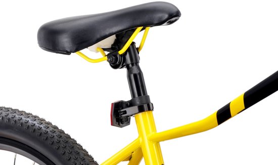 VERDANT CALIX Mountainbike 26", MTB-fiets voor dames en heren, fiets 6 inch - vering, schijfremmen, 7 versnellingen - Zwart-Geel van Verdant — afbeelding 3
