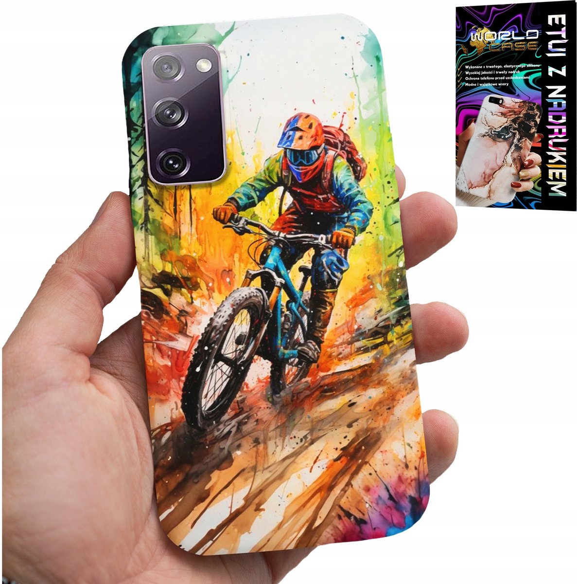 HOESJE VOOR SAMSUNG GALAXY S20 FE - MOUNTAINBIKES EXTREME EXPEDITIONS GLAS
