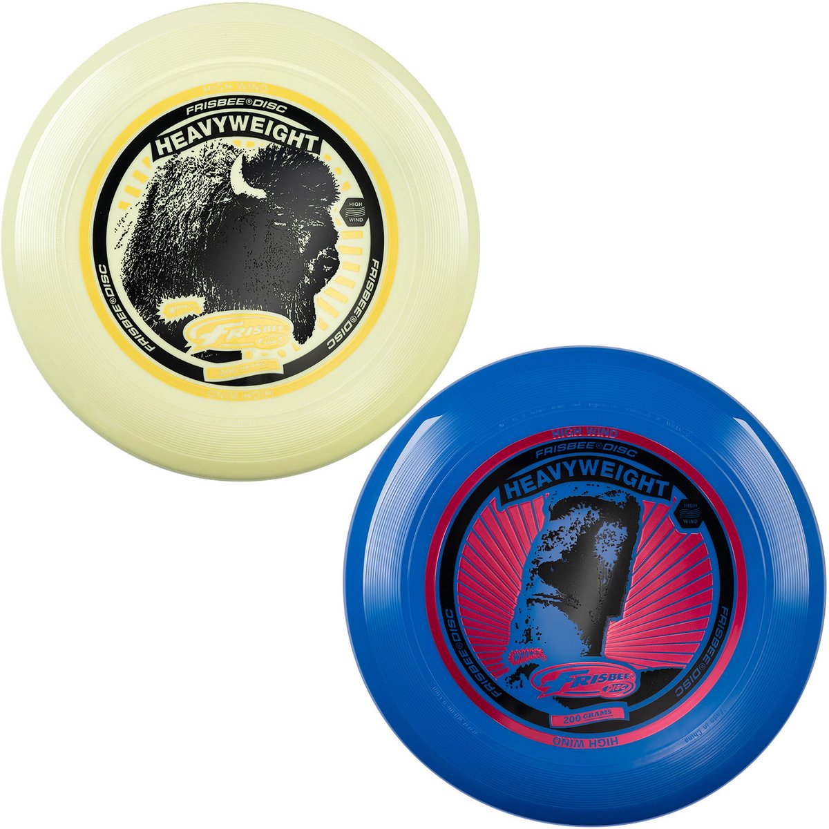 FRISBEE Heavyweight Werpschijf - 27,94 cm - 200g Stabiel - 2 stuks