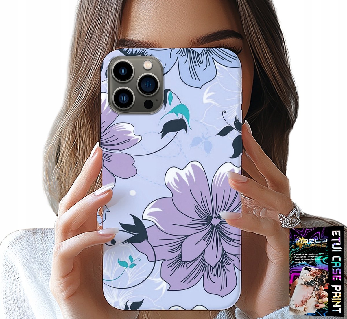 iPhone 11 Pro hoesje - Bloemen, trendy patronen, achterkant