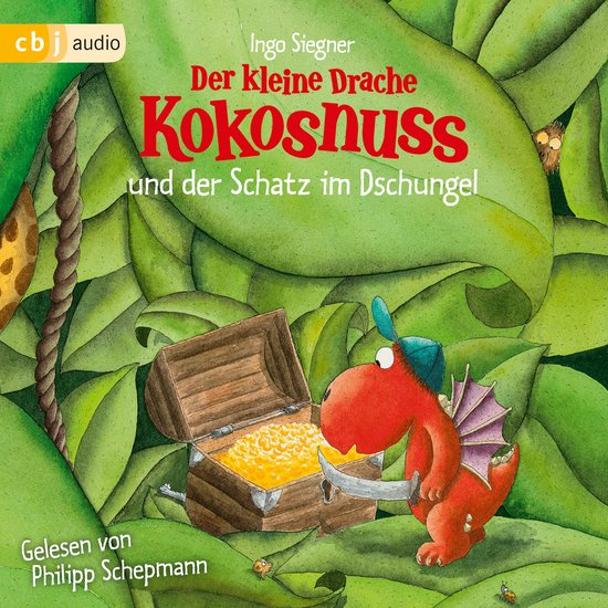 Der kleine Drache Kokosnuss und der Schatz im Dschungel - cover