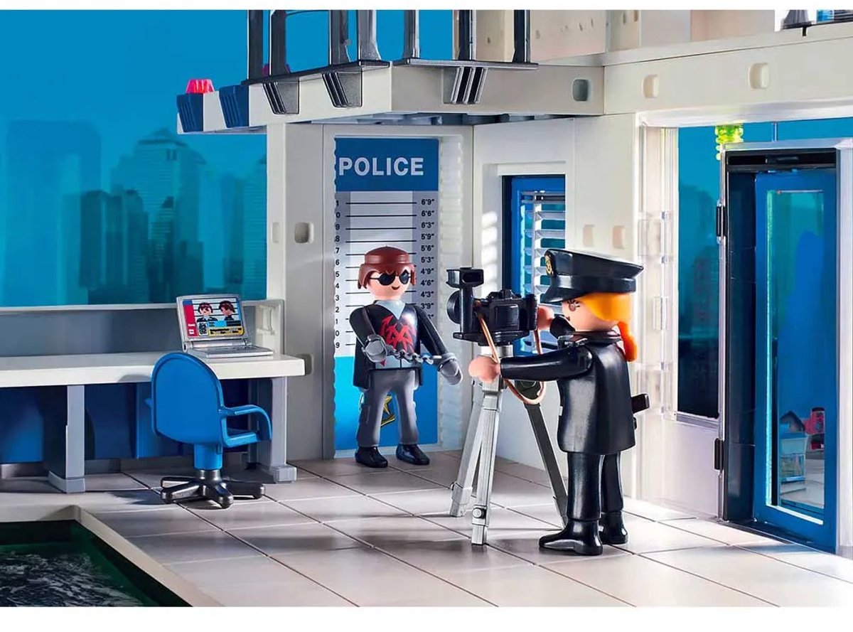 PLAYMOBIL Action Heroes 50YR Politiepost met voertuigen - 71602 — afbeelding 15