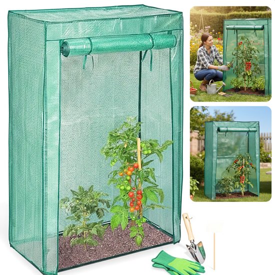 Cheqo® Tomatenkas - Tomaten Kweekkas - Tomaten Serre - Kweekkas - Broeikas - Foliekas...
