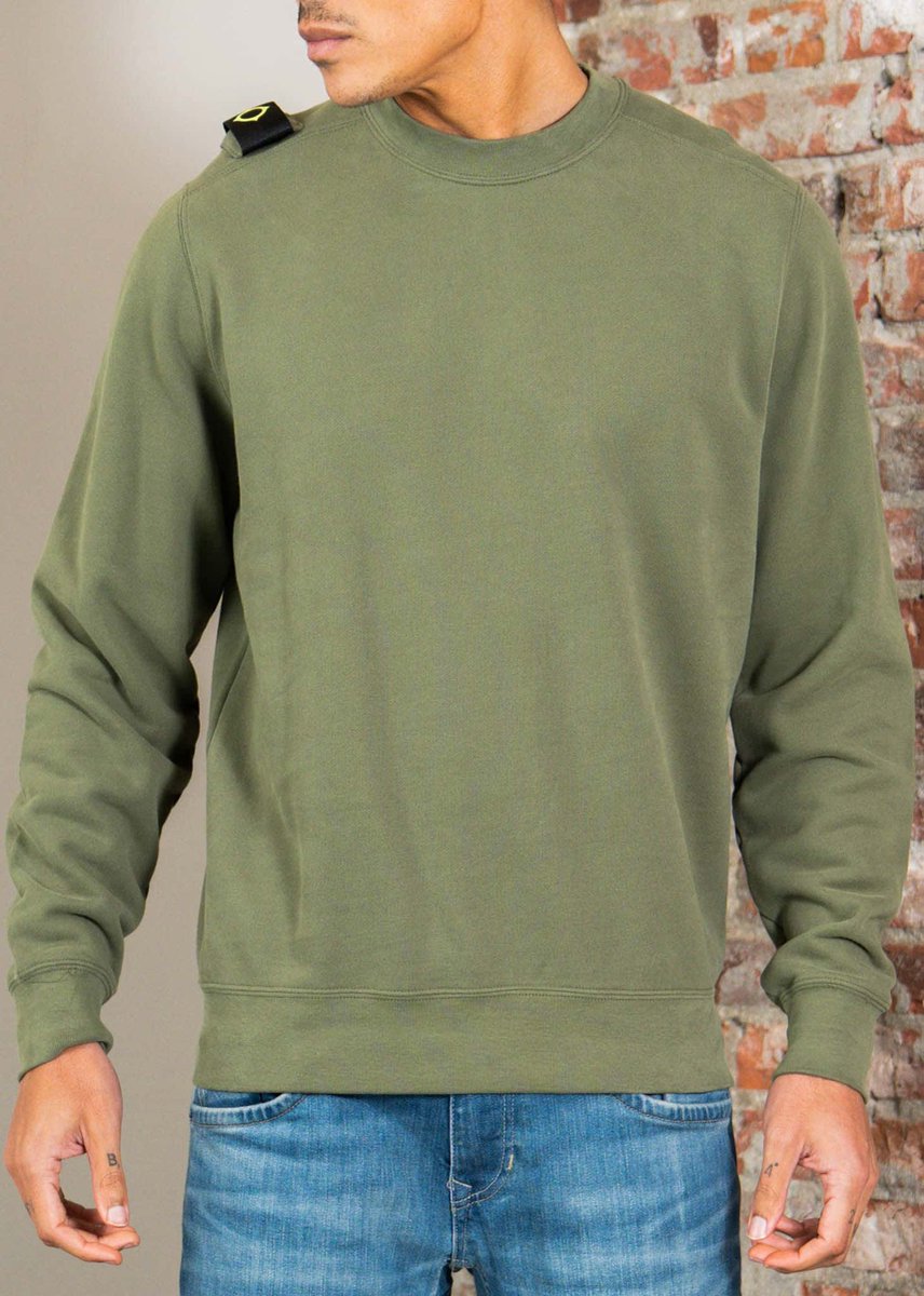 MA.Strum Mastrum crew sweat - bronze green