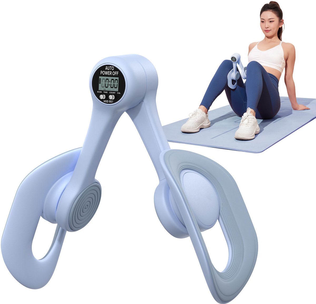 MERACH Draaibare Hometrainer met Calorietracker - MERACH - €25,99
