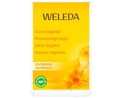 WELEDA Calendula Zeep - Milde Reiniging Voor Gevoelige Huid - Droogt Huid Niet Uit - Romig Schuim - 100% Natuurlijke Ingrediënten - 100g