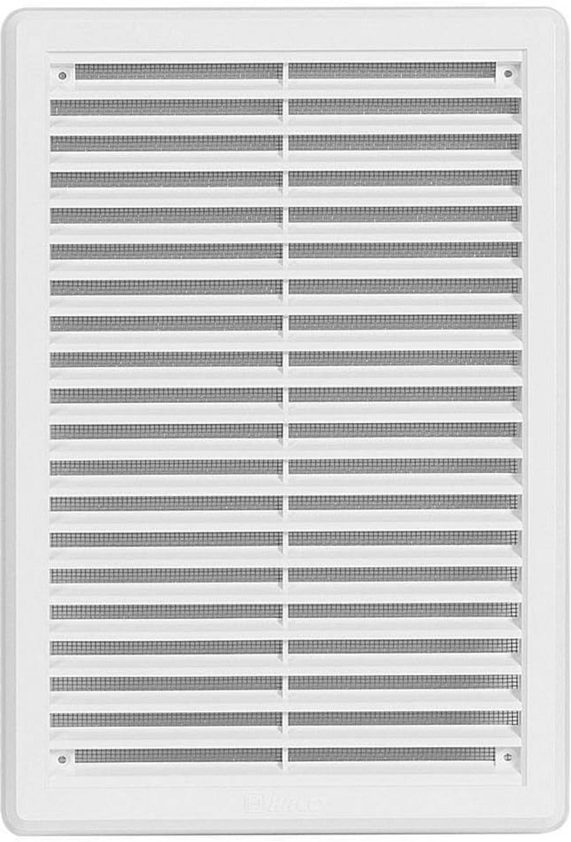 Ventilatierooster zonder flens 200 x 300mm in Wit - Ideaal voor Efficiënte Ventilatie