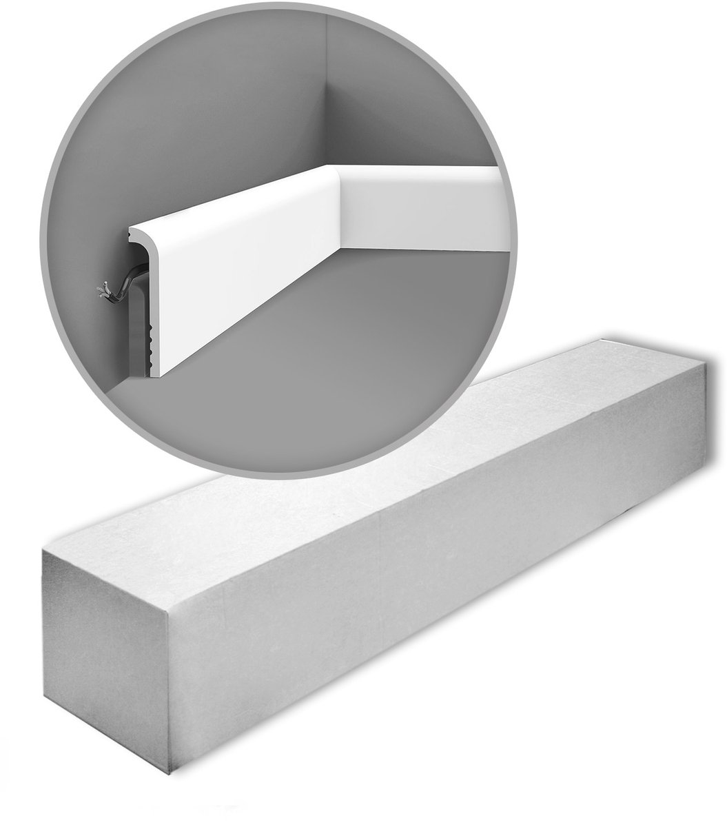 Orac Decor SX185-box AXXENT CASCADE 1 doos 22 stukken Plinte 44 m