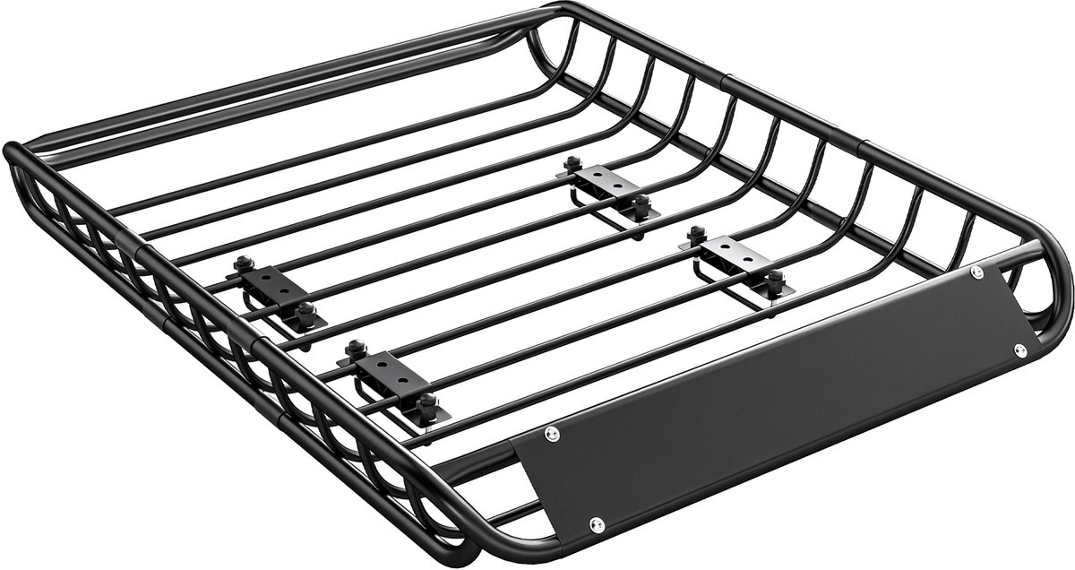 SPORTNOW Auto Dakdrager-Metaal-116L x 92B x 11,5H cm-Zwart