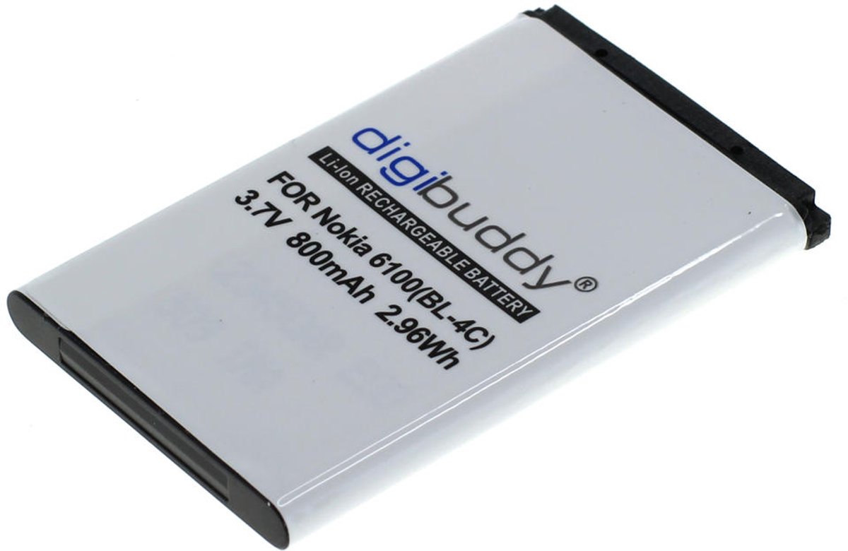 digibuddy Akku kompatibel zu Nokia 6100/6101/3650/6230 (BL-4C) Li-Ion