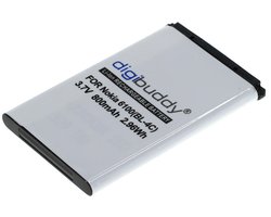digibuddy Akku kompatibel zu Nokia 6100/6101/3650/6230 (BL-4C) Li-Ion