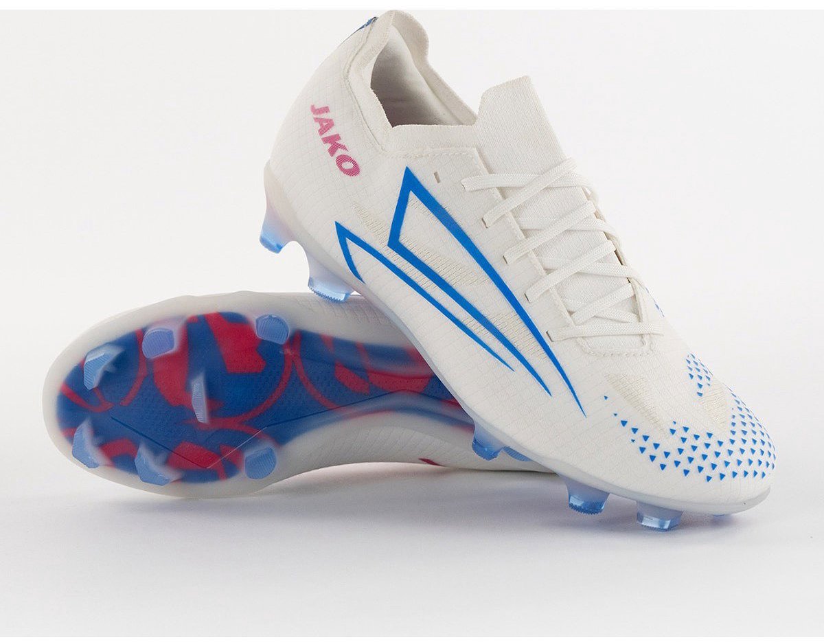 Jako Rs89 Elite Voetbalschoenen Fg - Wit / Rood / Blauw | Maat: 43