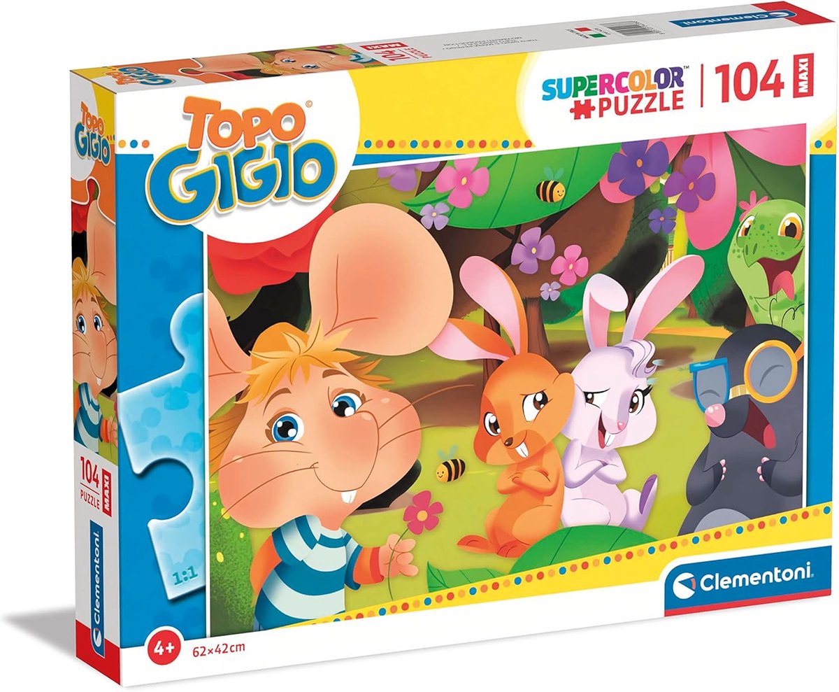 Maxi Puzzel - Kinderpuzzel Puzzel - Ontwikkelend Spel - Grote Stukken - 62 x 42 cm - Veelkleurig