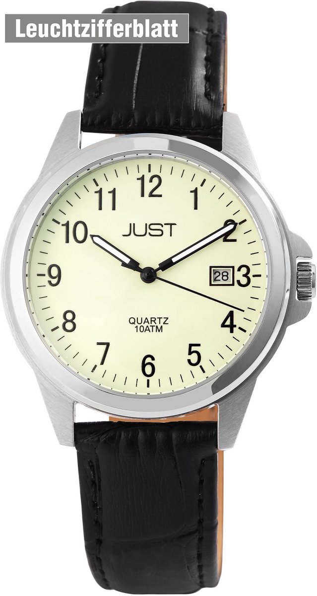 just horloge met lumi bright wijzerplaat