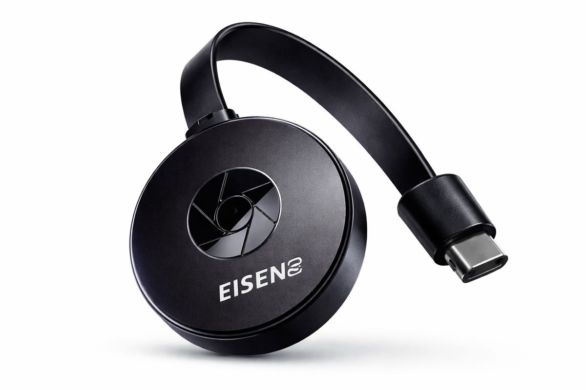 EISENZ Draadloze HDMI Adapter - **Screen Mirroring** - **Full HD 1080P** - **Geschikt voor iOS, Android & Windows**