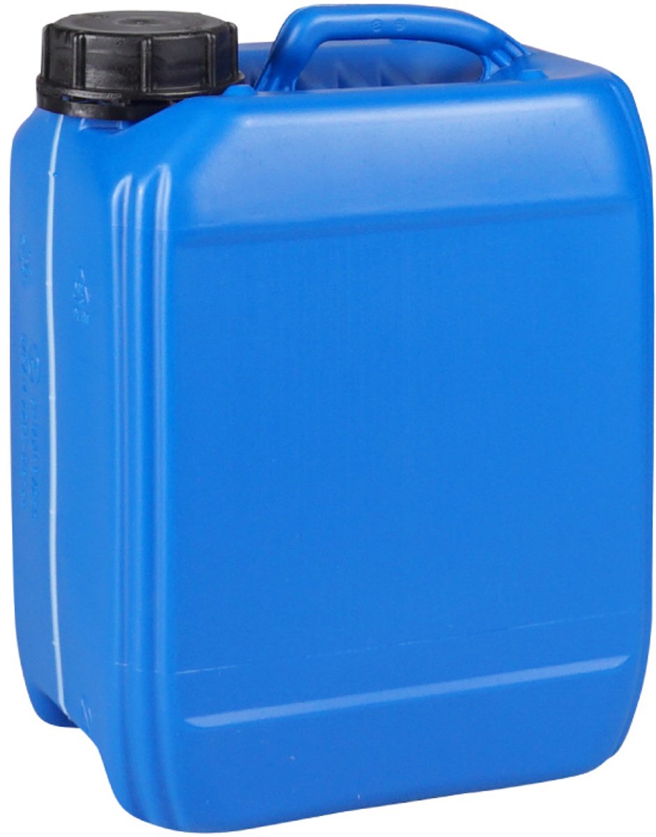 5 liter jerrycan - voor water en gevaarlijke vloeistoffen - blauw