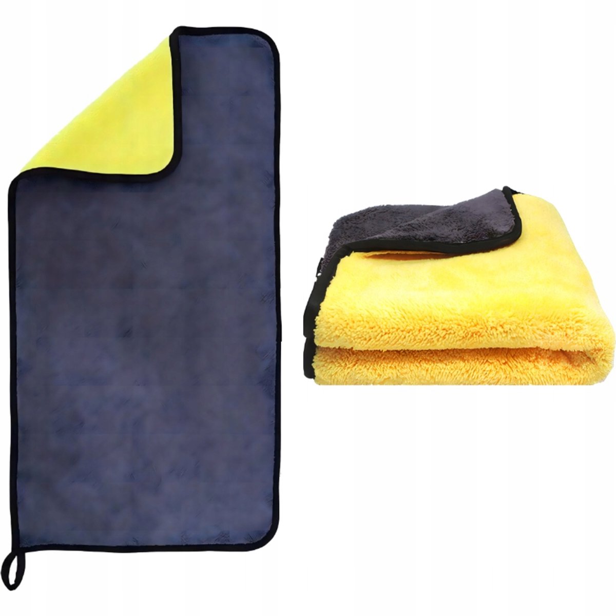 Microvezel Handdoek - Droogdoek voor Auto's - 60x90 cm - Tweezijdige Functionaliteit
