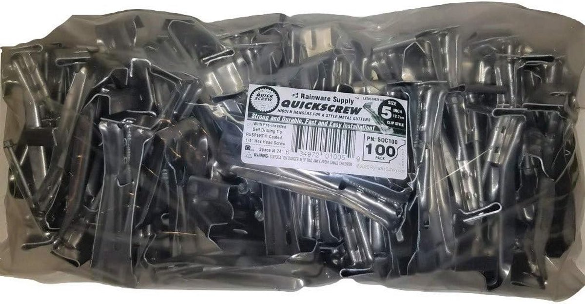 Verborgen Dakgootbeugel Hangers met Schroef Clip Stijl voor Regenpijpen