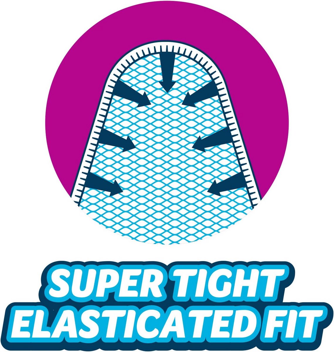 SmartFit strijkplankovertrek 125 x 45 cm met elastische rand en warmte-reflecterende punten