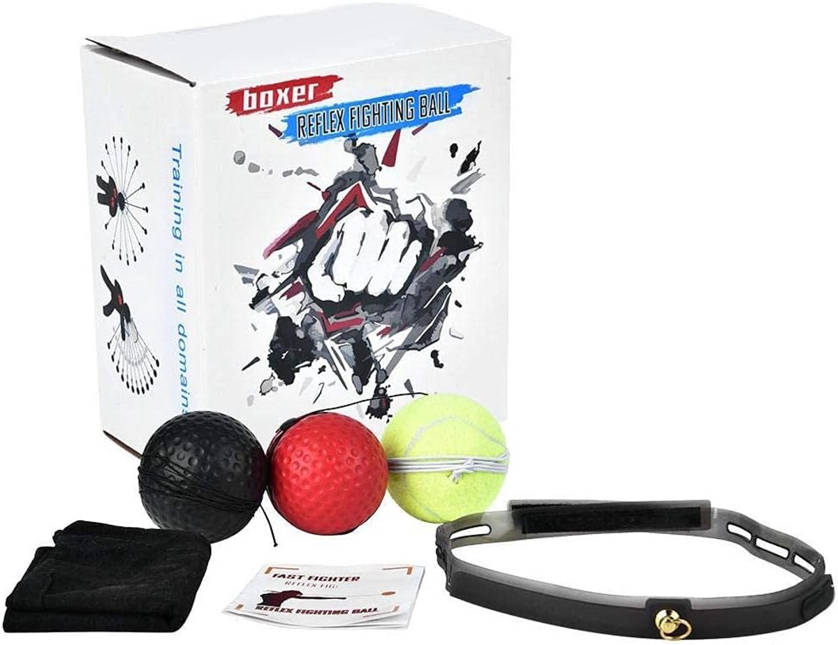 Reflex ballen set - 3 stuks voor reactietraining en hand-oogcoördinatie