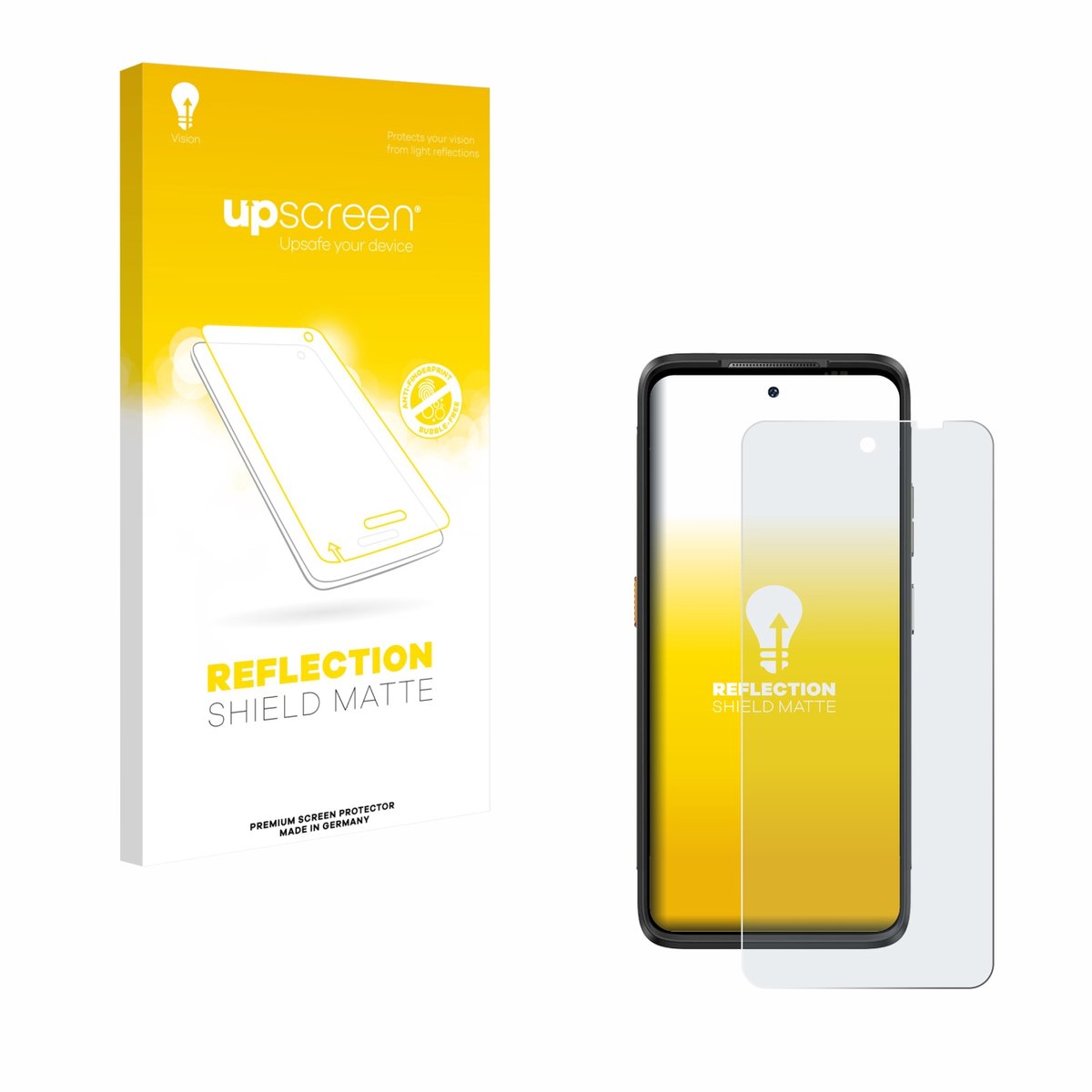 upscreen - Screenprotector voor Ulefone Armor 23 Ultra - Folie Beschermfolie anti glare matte