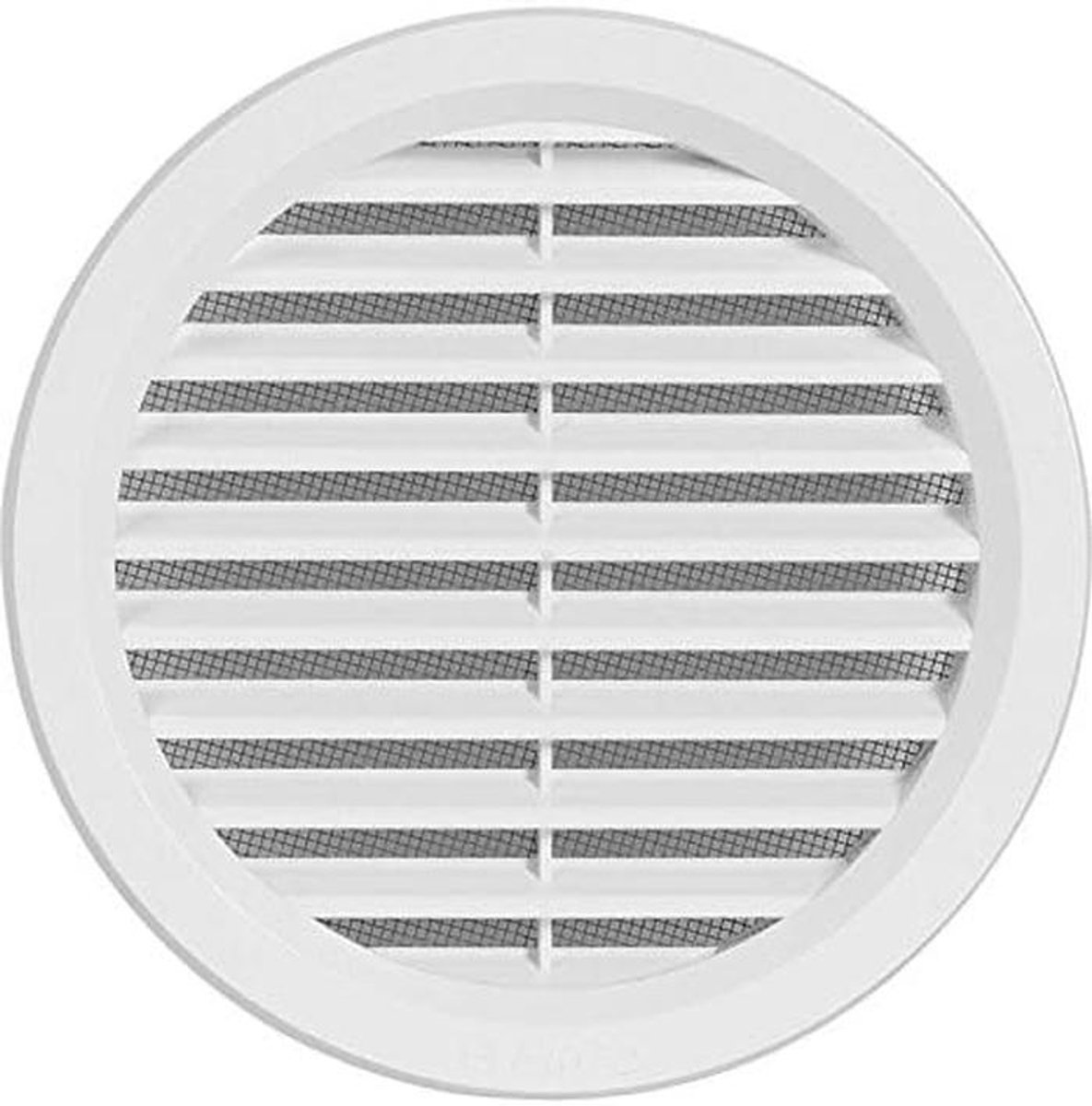 Rond Ventilatie Rooster met Flens en Insectenhor - Weerbestendig Afvoerrooster 144mm