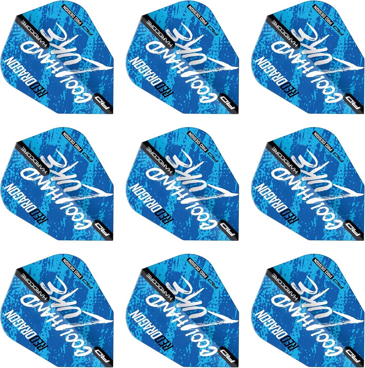 Dartpijlen Flights - V-Standard Vleugels - Set van 9 (3 Sets)