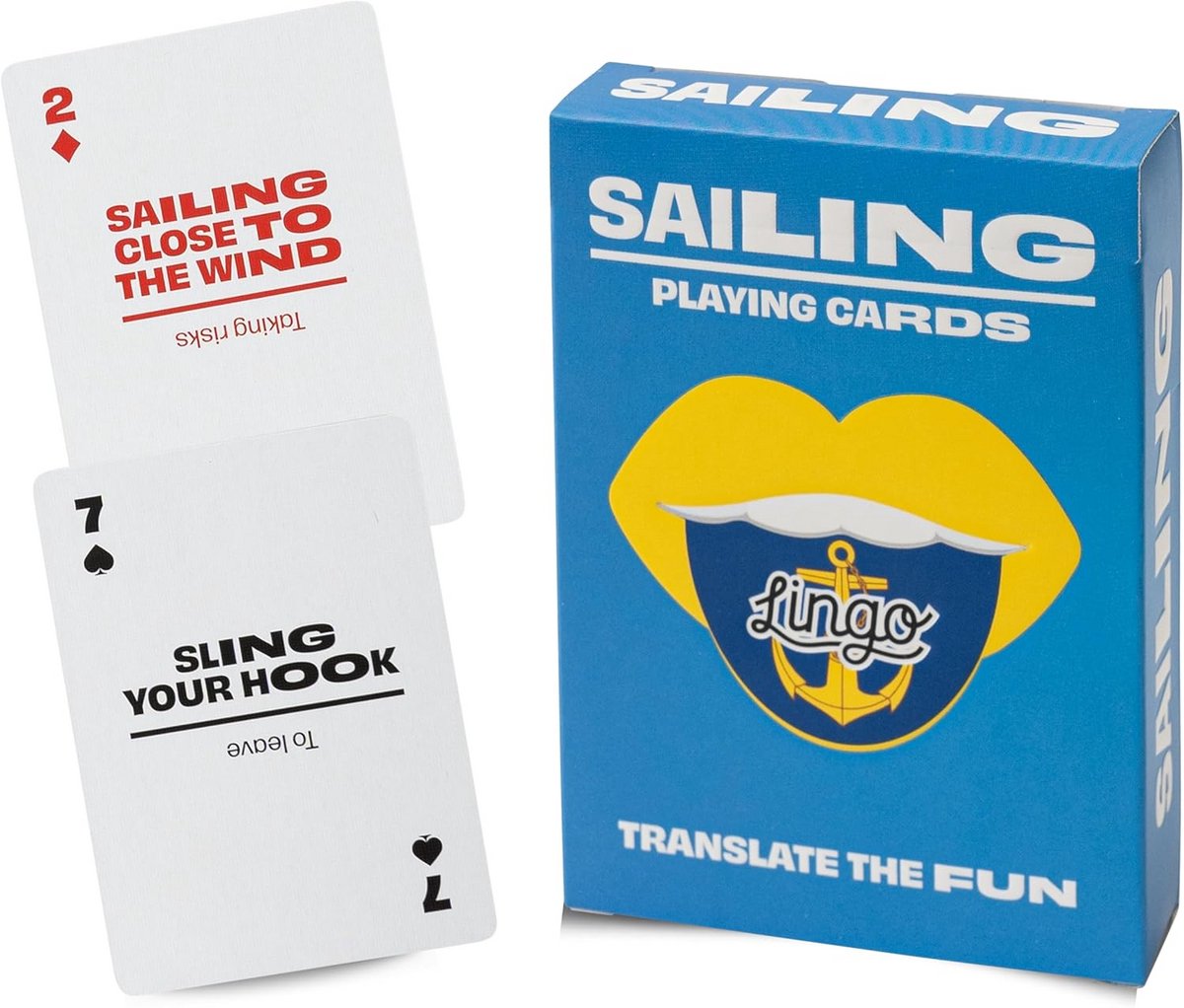 Zeilvaart Taal Kaarten | 52 Essentiële Engelse Zeiltermen en Spelkaarten | Maritieme Woordenschat Leren