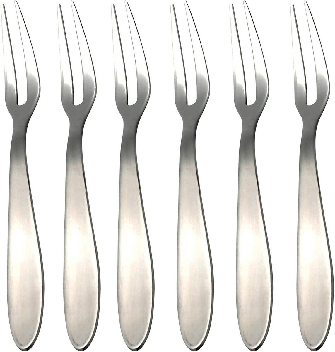 Set van 6 Slakkenvorkjes en Cocktailprikkers van Hoogwaardig RVS