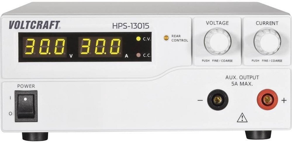 Regelbare Laboratoriumvoeding 1-30V/DC 0-15A 450W met Remote Functie