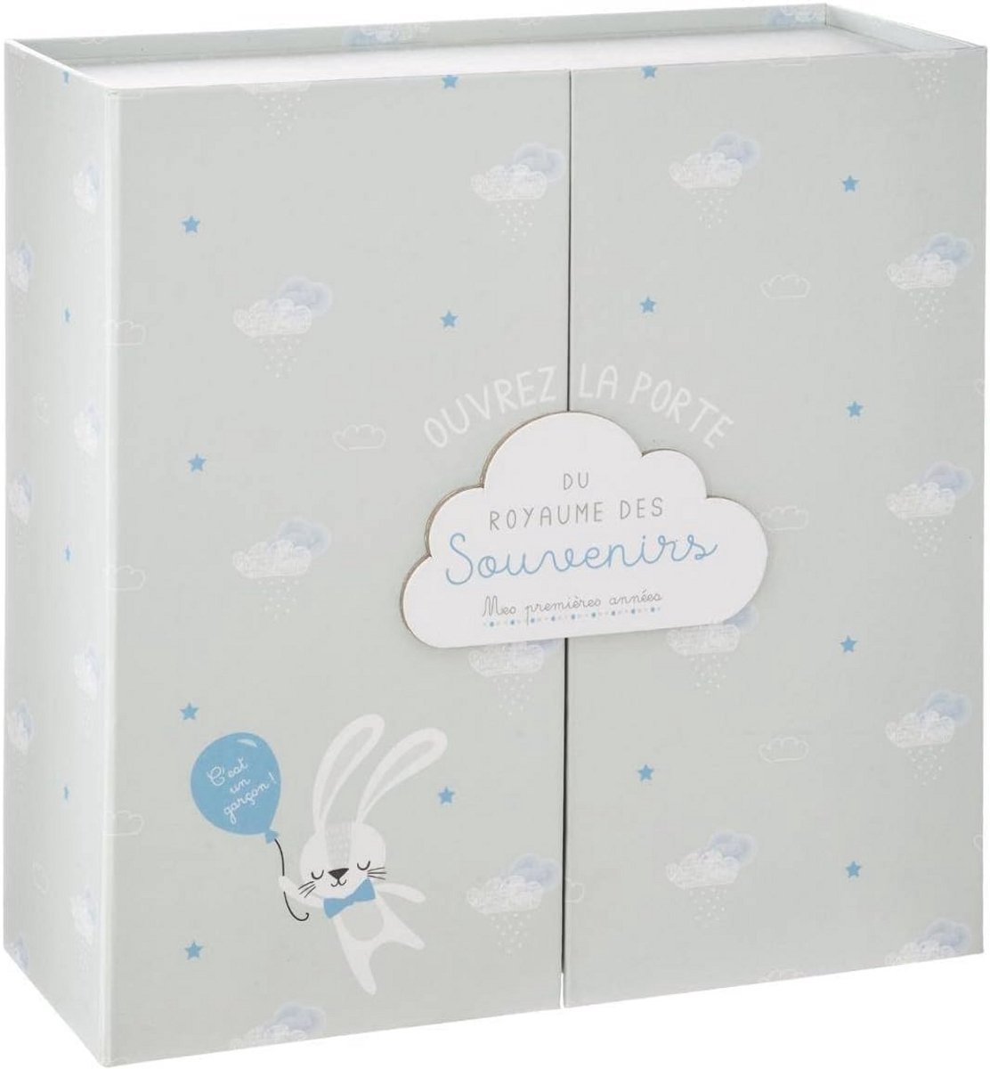 Geboorte Cadeauset Koninkrijk der Herinneringen Grijs