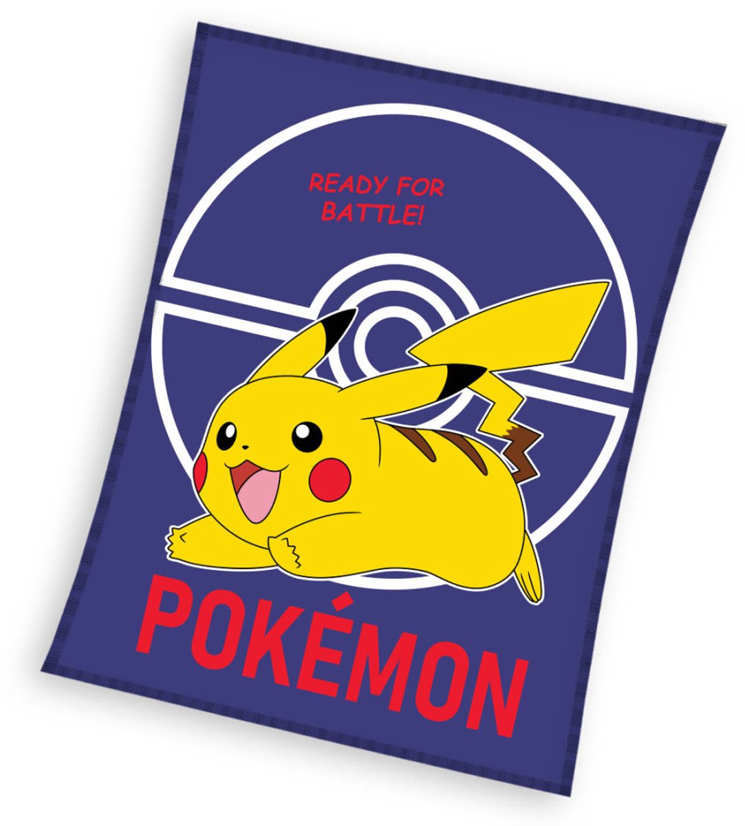 Pokémon Pokemon fleece deken starters battle 110 x 140 cm diverse kleuren