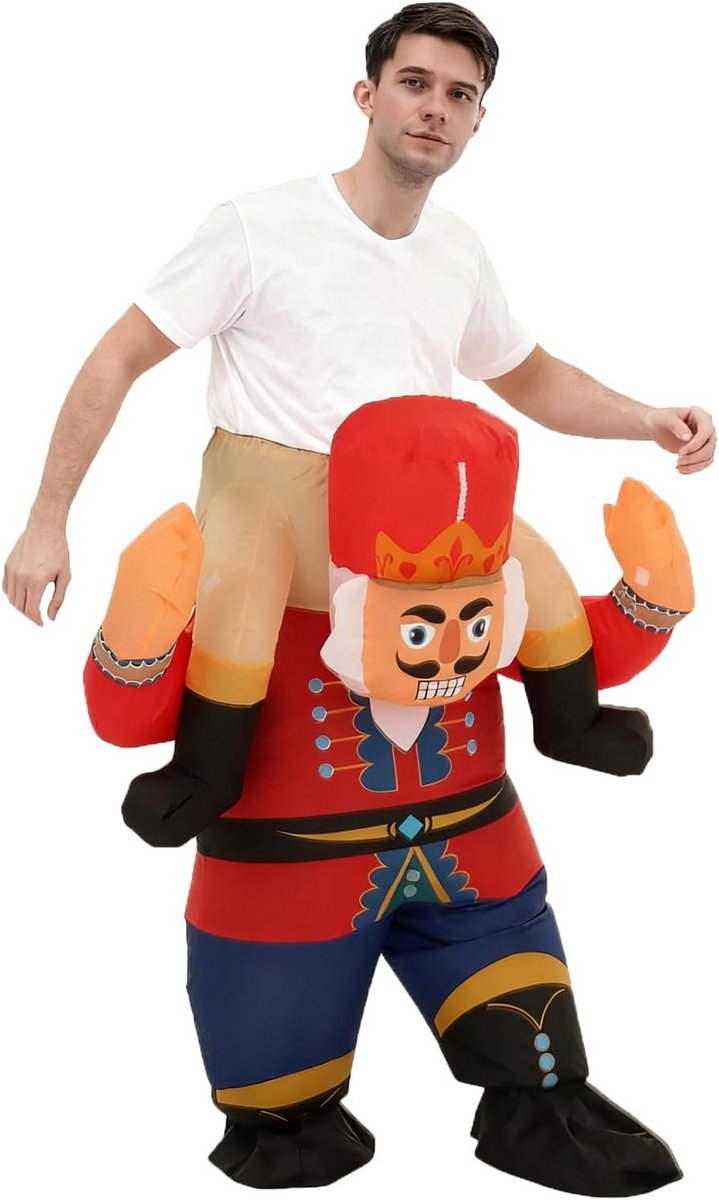 Opblaasbaar Kostuum Soldaat voor Volwassenen - Kerst en Halloween