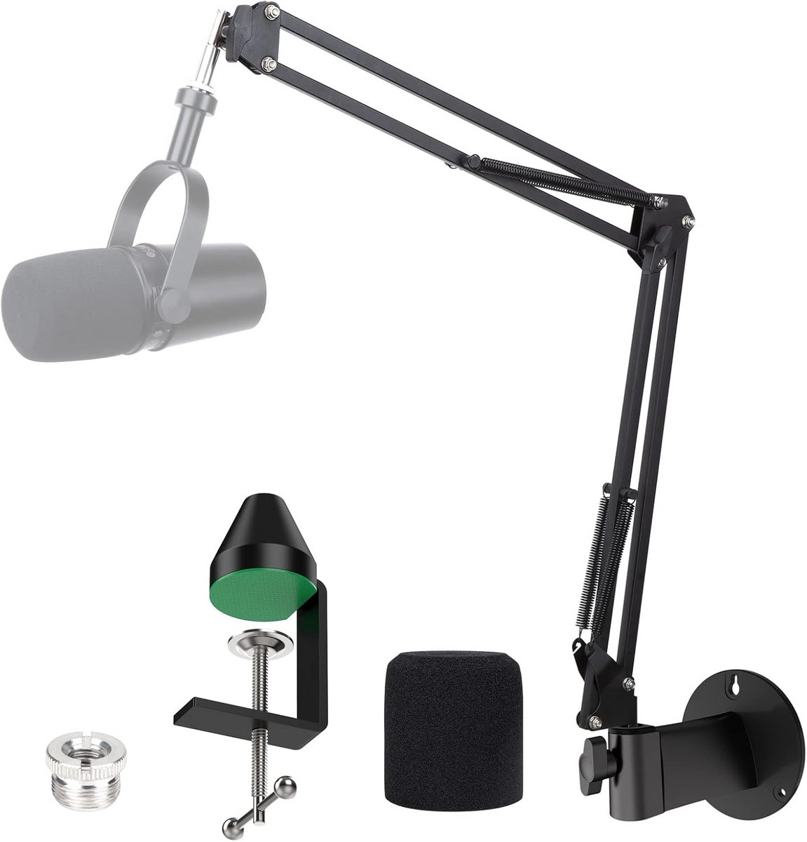 Wandsteun Boom Arm voor Microfoon met Tafelklem