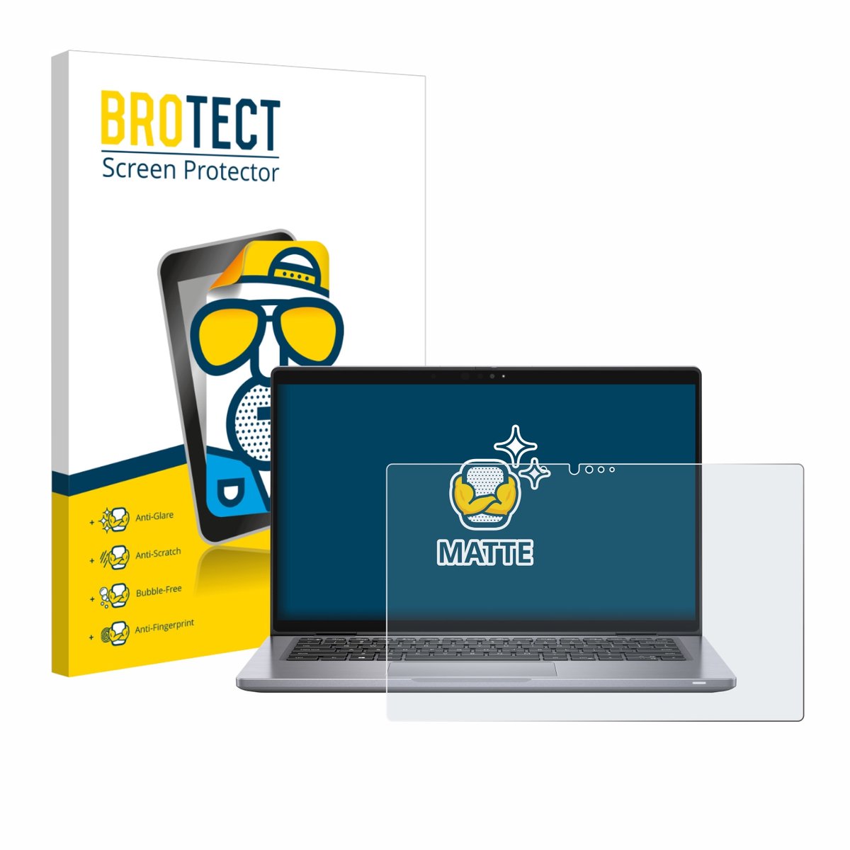 BROTECT - Screenprotector voor Dell Latitude 7330 2-in-1 - Folie Beschermfolie matte