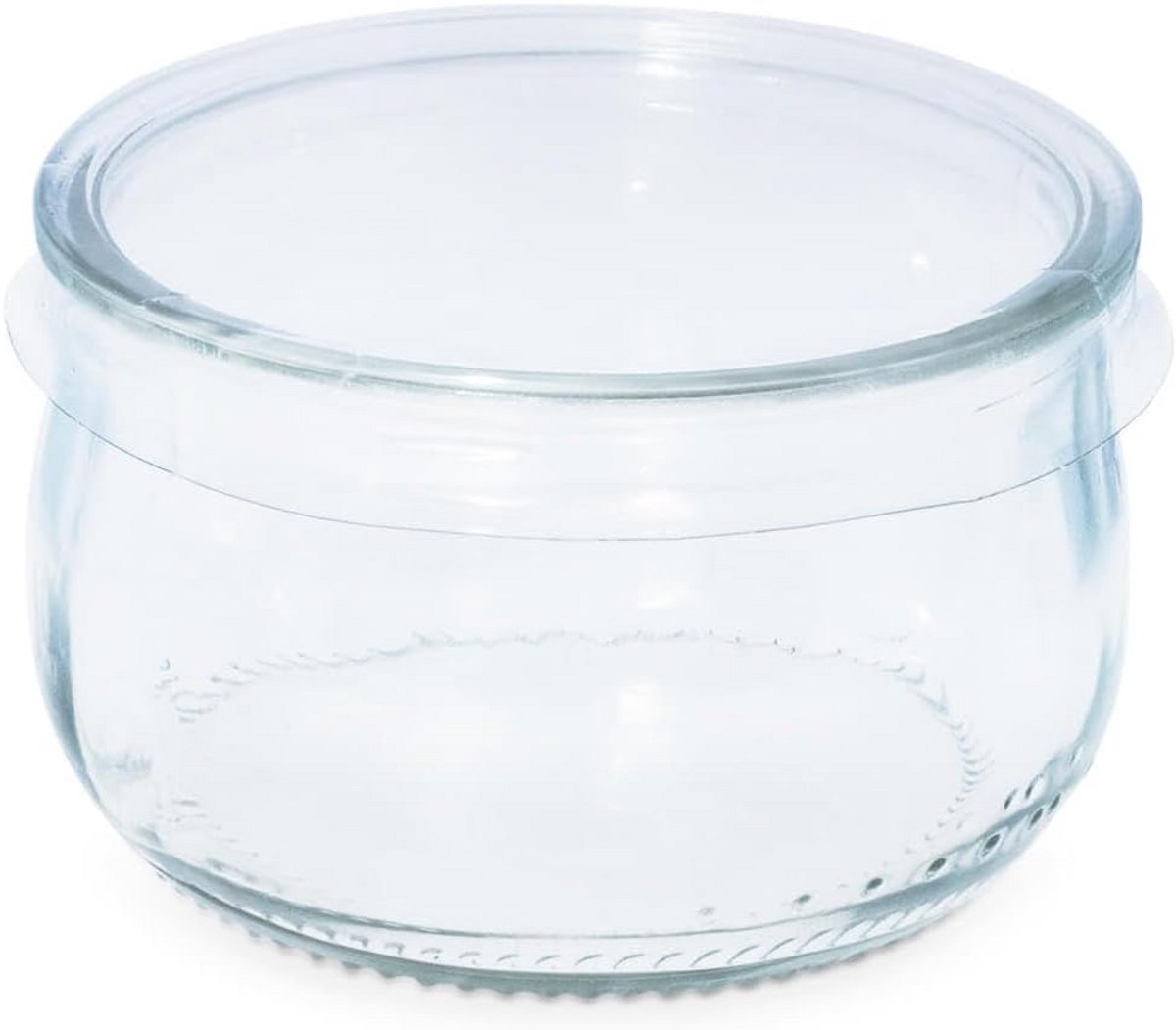 8x Yoghurtpotjes van Glas met Deksel 150 ml - Ideaal voor Kaarsen Maken en Opslag