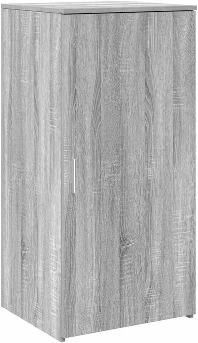 Opbergkast met Deuren voor Kantoor en Thuis Gebruik 50x45x103,5 cm Grijs Sonoma Eiken