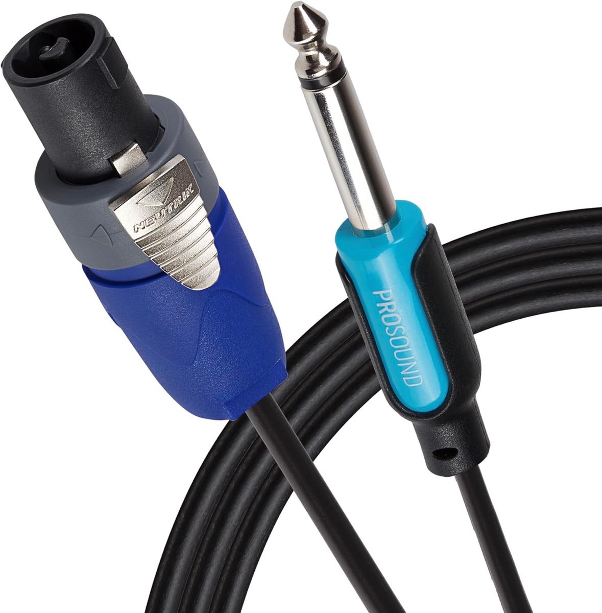 2-polige Luidsprekerkabel met Speakon NL2FX naar Mono Jack (6.3mm) Plug